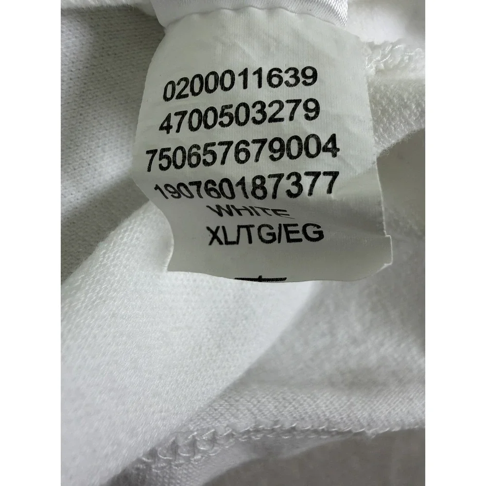 Chaps Stretch Polo Shirt Men's XL White Embroidered‎ Logo Casual Golf Polo